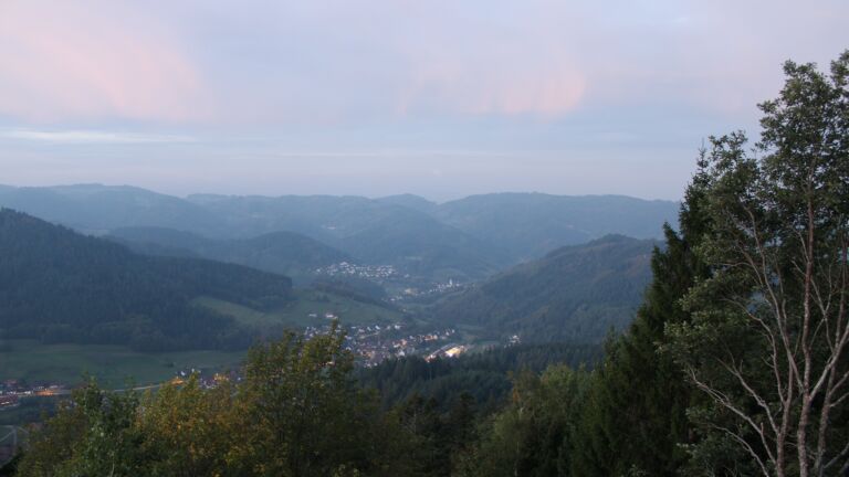 Dieses Bild zeigt eine Webcam-Aufnahme vom Achertal, aufgenommen am Dienstag, den 20.10.2026 um 07:30 Uhr. Die Temperatur betrug 7.1°C.