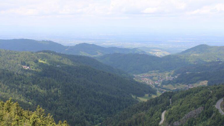 Dieses Bild zeigt eine Webcam-Aufnahme vom Achertal, aufgenommen am Montag, den 26.05.2025 um 12:50 Uhr. Die Temperatur betrug 9.2°C.