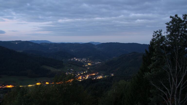 Dieses Bild zeigt eine Webcam-Aufnahme vom Achertal, aufgenommen am Samstag, den 03.10.2026 um 06:50 Uhr. Die Temperatur betrug 14.6°C.