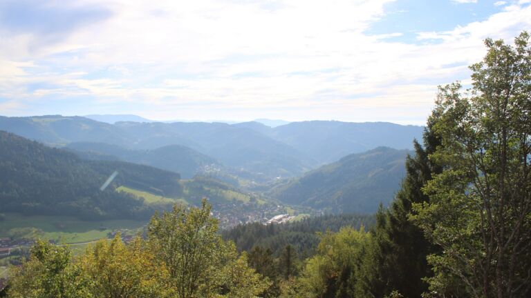 Dieses Bild zeigt eine Webcam-Aufnahme vom Achertal, aufgenommen am Freitag, den 16.10.2026 um 16:00 Uhr. Die Temperatur betrug 21°C.