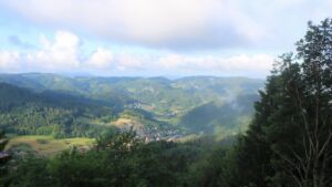 Dieses Bild zeigt eine Webcam-Aufnahme vom Achertal, aufgenommen am Montag, den 01.06.2026 um 07:40 Uhr. Die Temperatur betrug 12.4°C.