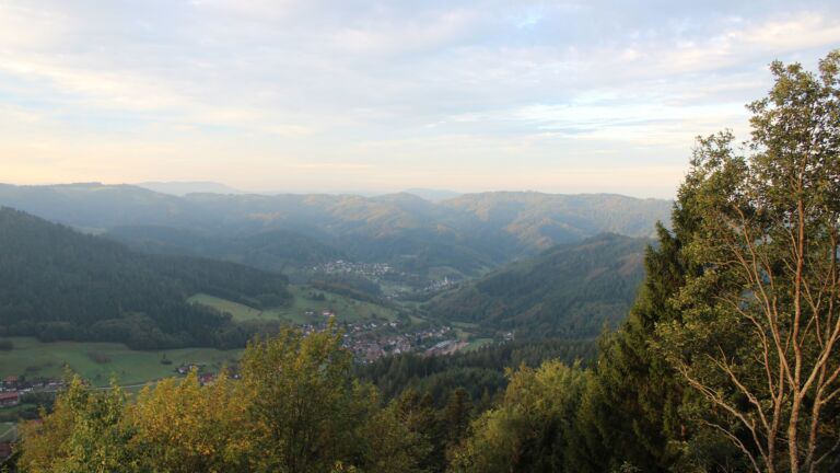 Dieses Bild zeigt eine Webcam-Aufnahme vom Achertal, aufgenommen am Freitag, den 16.10.2026 um 08:30 Uhr. Die Temperatur betrug 13.2°C.