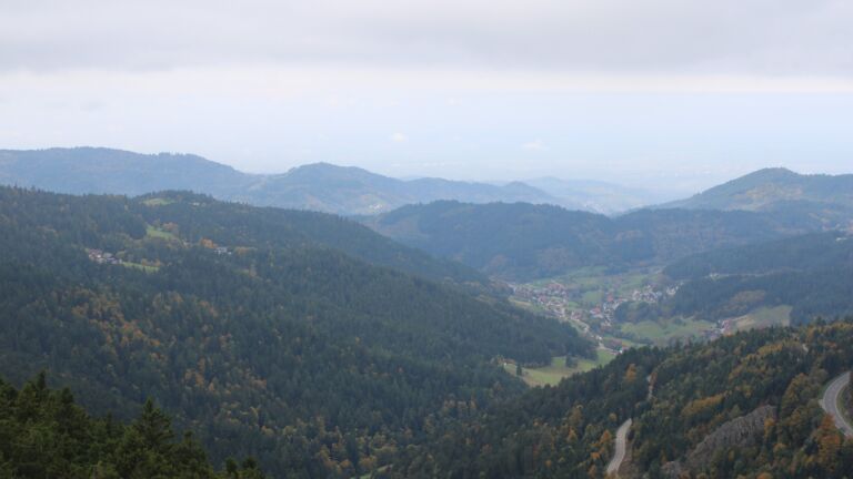 Dieses Bild zeigt eine Webcam-Aufnahme vom Achertal, aufgenommen am Freitag, den 10.10.2025 um 12:00 Uhr. Die Temperatur betrug 8.8°C.