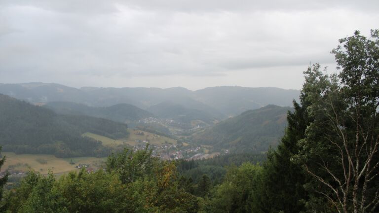 Dieses Bild zeigt eine Webcam-Aufnahme vom Achertal, aufgenommen am Freitag, den 21.08.2026 um 18:50 Uhr. Die Temperatur betrug 14.4°C.