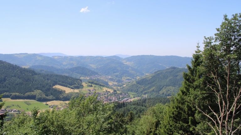 Dieses Bild zeigt eine Webcam-Aufnahme vom Achertal, aufgenommen am Donnerstag, den 25.06.2026 um 12:40 Uhr. Die Temperatur betrug 31.8°C.