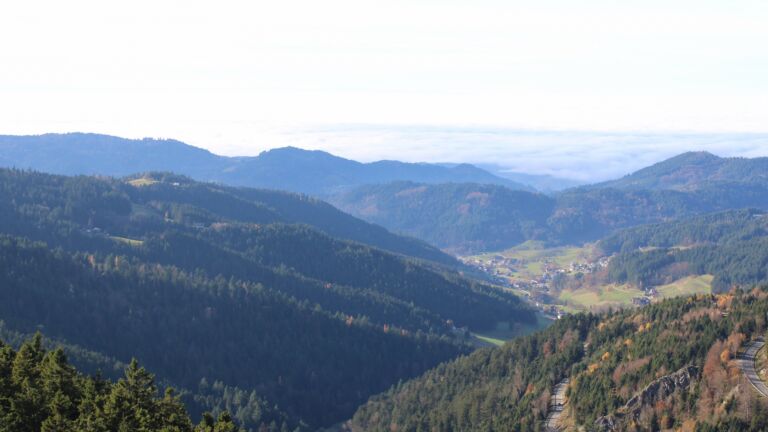 Dieses Bild zeigt eine Webcam-Aufnahme vom Achertal, aufgenommen am Montag, den 10.11.2025 um 13:50 Uhr. Die Temperatur betrug 8.7°C.