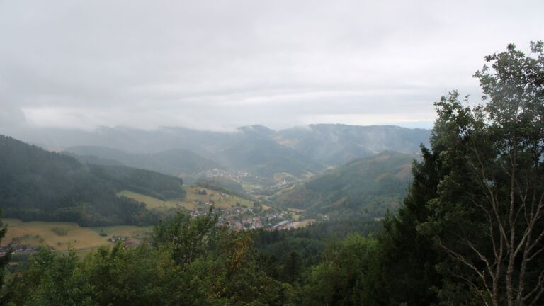 Dieses Bild zeigt eine Webcam-Aufnahme vom Achertal, aufgenommen am Donnerstag, den 20.08.2026 um 14:40 Uhr. Die Temperatur betrug 15.3°C.