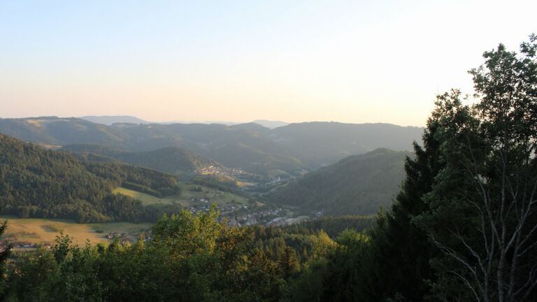 Dieses Bild zeigt eine Webcam-Aufnahme vom Achertal, aufgenommen am Dienstag, den 11.08.2026 um 20:10 Uhr. Die Temperatur betrug 25.1°C.