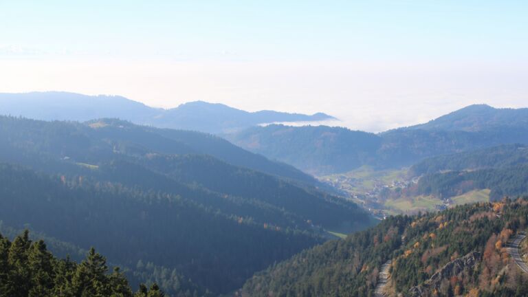 Dieses Bild zeigt eine Webcam-Aufnahme vom Achertal, aufgenommen am Samstag, den 08.11.2025 um 14:00 Uhr. Die Temperatur betrug 8.9°C.