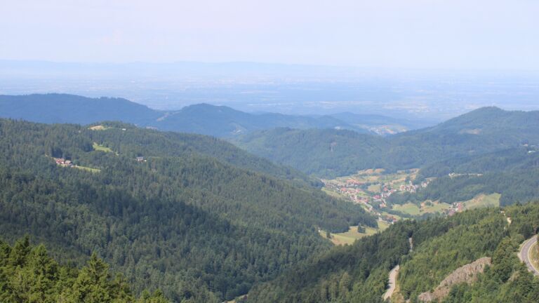 Dieses Bild zeigt eine Webcam-Aufnahme vom Achertal, aufgenommen am Samstag, den 19.07.2025 um 11:40 Uhr. Die Temperatur betrug 23.8°C.