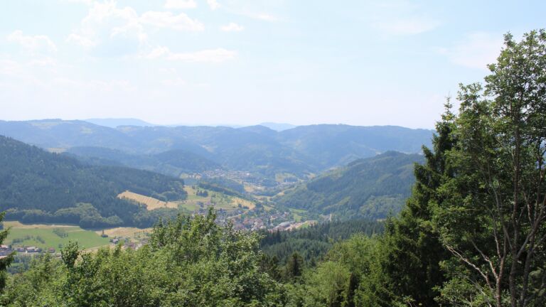 Dieses Bild zeigt eine Webcam-Aufnahme vom Achertal, aufgenommen am Freitag, den 26.06.2026 um 14:10 Uhr. Die Temperatur betrug 35.6°C.