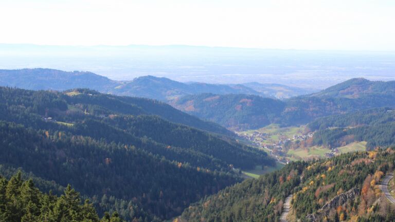 Dieses Bild zeigt eine Webcam-Aufnahme vom Achertal, aufgenommen am Dienstag, den 04.11.2025 um 14:00 Uhr. Die Temperatur betrug 12.6°C.