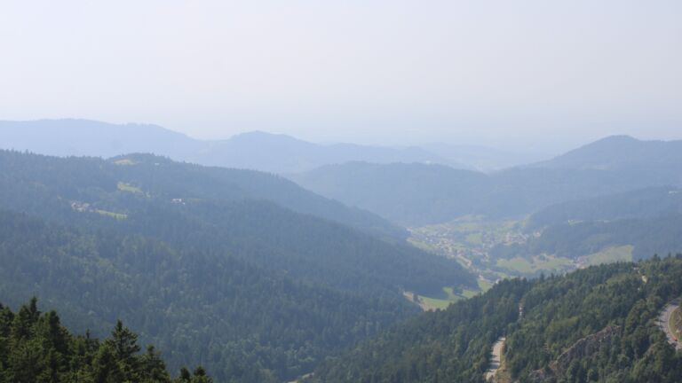 Dieses Bild zeigt eine Webcam-Aufnahme vom Achertal, aufgenommen am Freitag, den 15.08.2025 um 15:40 Uhr. Die Temperatur betrug 24.5°C.