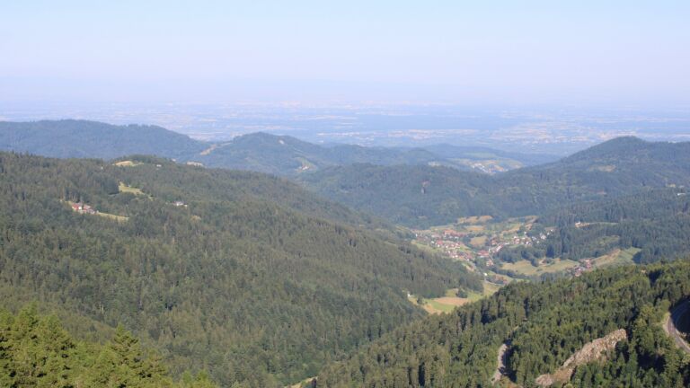 Dieses Bild zeigt eine Webcam-Aufnahme vom Achertal, aufgenommen am Mittwoch, den 02.07.2025 um 08:40 Uhr. Die Temperatur betrug 27.5°C.