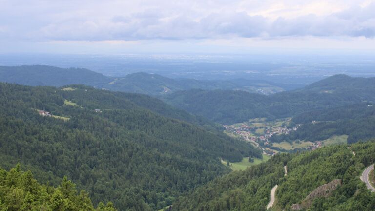 Dieses Bild zeigt eine Webcam-Aufnahme vom Achertal, aufgenommen am Donnerstag, den 05.06.2025 um 11:50 Uhr. Die Temperatur betrug 12°C.