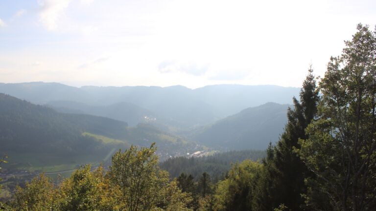 Dieses Bild zeigt eine Webcam-Aufnahme vom Achertal, aufgenommen am Montag, den 19.10.2026 um 16:30 Uhr. Die Temperatur betrug 14.6°C.