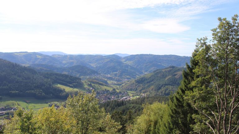 Dieses Bild zeigt eine Webcam-Aufnahme vom Achertal, aufgenommen am Donnerstag, den 15.10.2026 um 13:30 Uhr. Die Temperatur betrug 20.2°C.