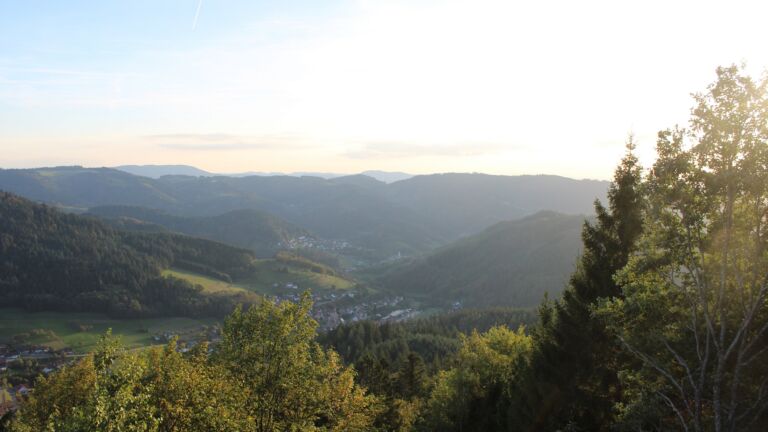 Dieses Bild zeigt eine Webcam-Aufnahme vom Achertal, aufgenommen am Freitag, den 02.10.2026 um 18:20 Uhr. Die Temperatur betrug 17.9°C.