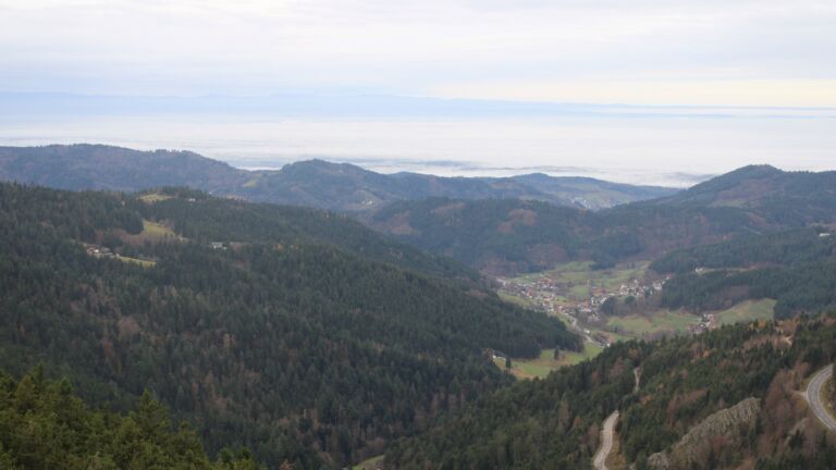 Dieses Bild zeigt eine Webcam-Aufnahme vom Achertal, aufgenommen am Sonntag, den 16.11.2025 um 09:50 Uhr. Die Temperatur betrug 8.8°C.