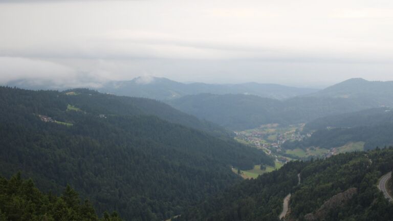 Dieses Bild zeigt eine Webcam-Aufnahme vom Achertal, aufgenommen am Donnerstag, den 24.07.2025 um 07:50 Uhr. Die Temperatur betrug 13°C.