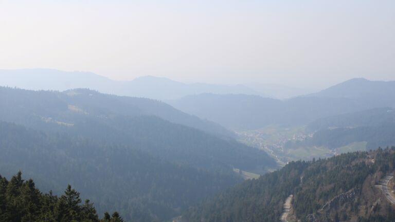 Dieses Bild zeigt eine Webcam-Aufnahme vom Achertal, aufgenommen am Sonntag, den 08.03.2026 um 14:30 Uhr. Die Temperatur betrug 11.4°C.