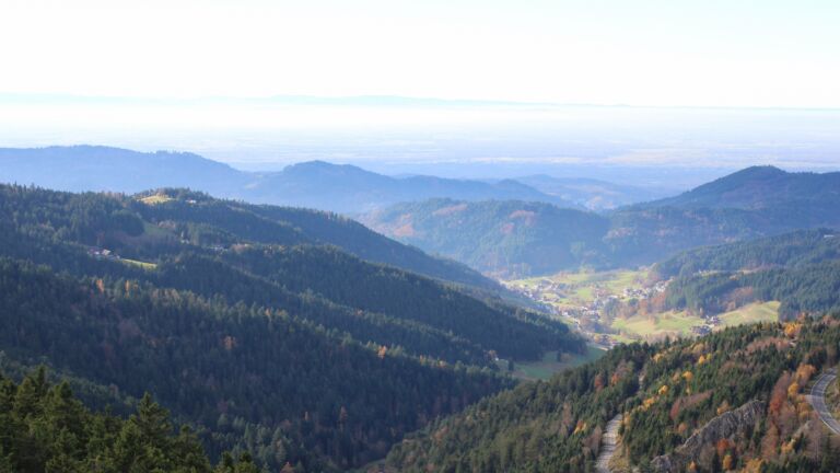 Dieses Bild zeigt eine Webcam-Aufnahme vom Achertal, aufgenommen am Mittwoch, den 05.11.2025 um 14:30 Uhr. Die Temperatur betrug 13.4°C.