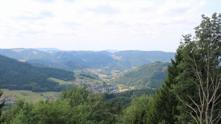 Dieses Bild zeigt eine Webcam-Aufnahme vom Achertal, aufgenommen am Sonntag, den 26.07.2026 um 12:10 Uhr. Die Temperatur betrug 22.8°C.