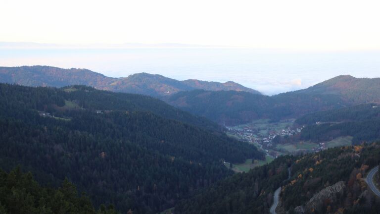 Dieses Bild zeigt eine Webcam-Aufnahme vom Achertal, aufgenommen am Freitag, den 07.11.2025 um 08:00 Uhr. Die Temperatur betrug 8.7°C.