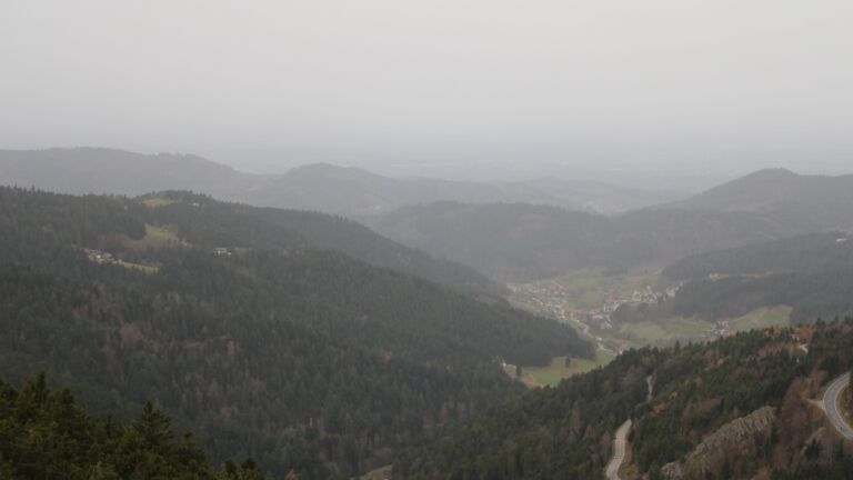 Dieses Bild zeigt eine Webcam-Aufnahme vom Achertal, aufgenommen am Freitag, den 14.11.2025 um 08:10 Uhr. Die Temperatur betrug 17°C.