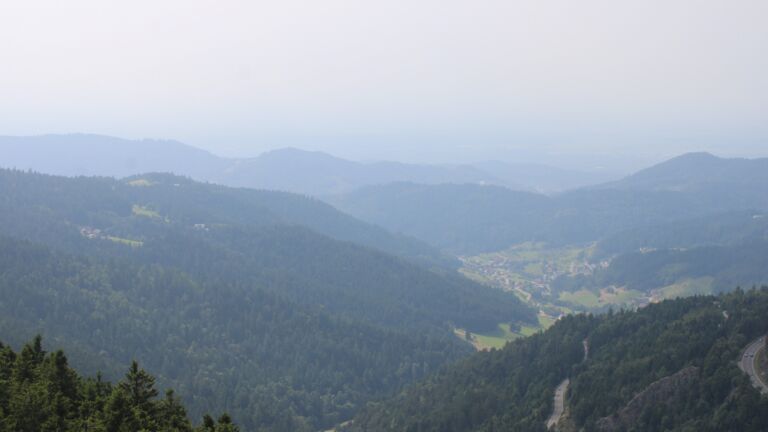 Dieses Bild zeigt eine Webcam-Aufnahme vom Achertal, aufgenommen am Samstag, den 16.08.2025 um 15:30 Uhr. Die Temperatur betrug 21.9°C.