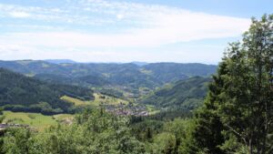 Dieses Bild zeigt eine Webcam-Aufnahme vom Achertal, aufgenommen am Samstag, den 13.06.2026 um 14:10 Uhr. Die Temperatur betrug 23.5°C.
