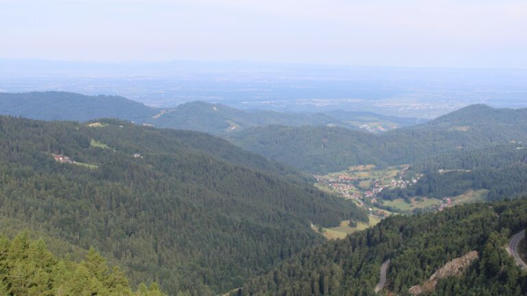Dieses Bild zeigt eine Webcam-Aufnahme vom Achertal, aufgenommen am Freitag, den 18.07.2025 um 08:20 Uhr. Die Temperatur betrug 20.2°C.