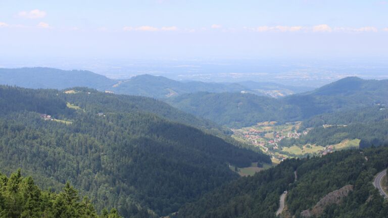 Dieses Bild zeigt eine Webcam-Aufnahme vom Achertal, aufgenommen am Donnerstag, den 10.07.2025 um 12:40 Uhr. Die Temperatur betrug 15.6°C.