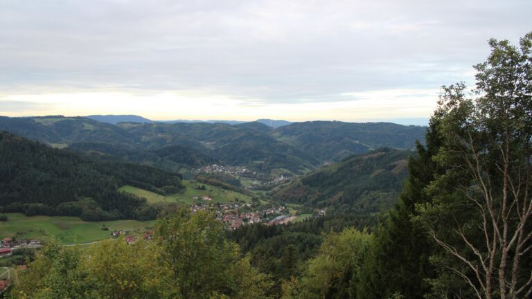 Dieses Bild zeigt eine Webcam-Aufnahme vom Achertal, aufgenommen am Dienstag, den 13.10.2026 um 08:20 Uhr. Die Temperatur betrug 11.4°C.