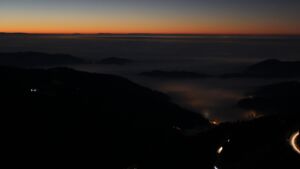 Dieses Bild zeigt eine Webcam-Aufnahme vom Achertal, aufgenommen am Montag, den 29.12.2025 um 18:00 Uhr. Die Temperatur betrug -0.1°C.