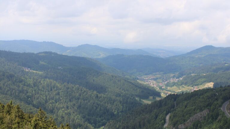 Dieses Bild zeigt eine Webcam-Aufnahme vom Achertal, aufgenommen am Mittwoch, den 21.05.2025 um 12:50 Uhr. Die Temperatur betrug 13.9°C.
