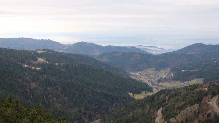 Dieses Bild zeigt eine Webcam-Aufnahme vom Achertal, aufgenommen am Mittwoch, den 17.12.2025 um 13:20 Uhr. Die Temperatur betrug 6.4°C.