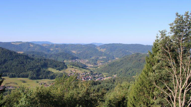 Dieses Bild zeigt eine Webcam-Aufnahme vom Achertal, aufgenommen am Freitag, den 24.07.2026 um 09:10 Uhr. Die Temperatur betrug 21.2°C.
