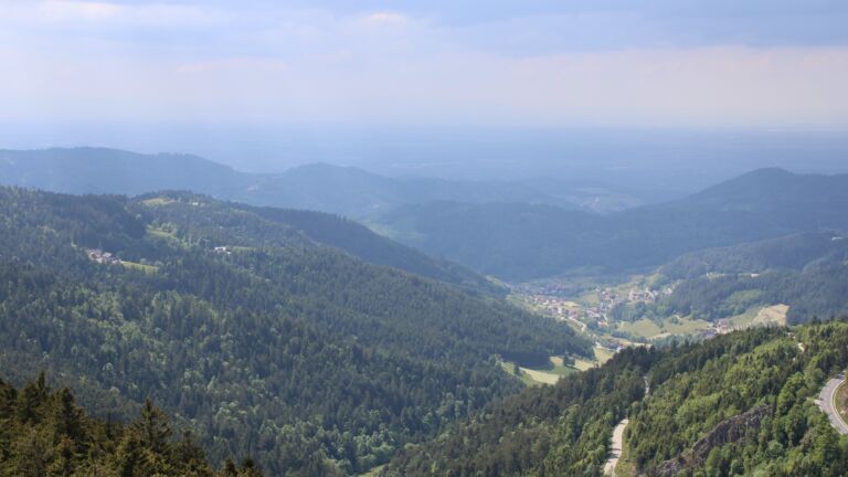 Dieses Bild zeigt eine Webcam-Aufnahme vom Achertal, aufgenommen am Samstag, den 17.05.2025 um 15:20 Uhr. Die Temperatur betrug 12.3°C.