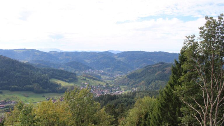Dieses Bild zeigt eine Webcam-Aufnahme vom Achertal, aufgenommen am Freitag, den 16.10.2026 um 12:20 Uhr. Die Temperatur betrug 19.1°C.