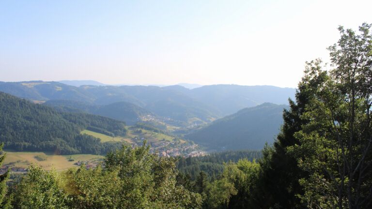 Dieses Bild zeigt eine Webcam-Aufnahme vom Achertal, aufgenommen am Samstag, den 01.08.2026 um 18:50 Uhr. Die Temperatur betrug 30.2°C.