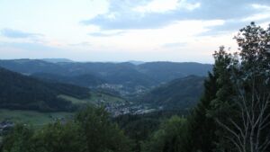 Dieses Bild zeigt eine Webcam-Aufnahme vom Achertal, aufgenommen am Dienstag, den 08.09.2026 um 19:50 Uhr. Die Temperatur betrug 26°C.