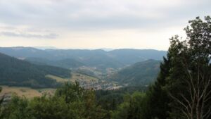 Dieses Bild zeigt eine Webcam-Aufnahme vom Achertal, aufgenommen am Dienstag, den 18.08.2026 um 08:40 Uhr. Die Temperatur betrug 17.3°C.
