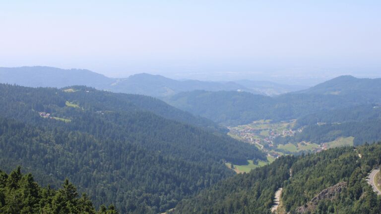 Dieses Bild zeigt eine Webcam-Aufnahme vom Achertal, aufgenommen am Montag, den 11.08.2025 um 14:20 Uhr. Die Temperatur betrug 23.2°C.