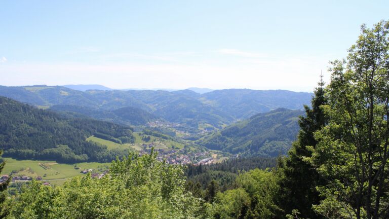 Dieses Bild zeigt eine Webcam-Aufnahme vom Achertal, aufgenommen am Freitag, den 22.05.2026 um 16:10 Uhr. Die Temperatur betrug 29°C.