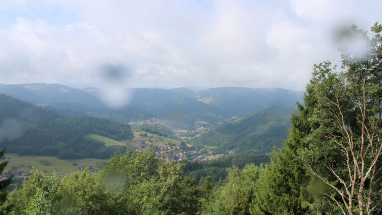 Dieses Bild zeigt eine Webcam-Aufnahme vom Achertal, aufgenommen am Montag, den 27.07.2026 um 10:50 Uhr. Die Temperatur betrug 14.8°C.