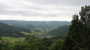 Dieses Bild zeigt eine Webcam-Aufnahme vom Achertal, aufgenommen am Samstag, den 13.06.2026 um 08:40 Uhr. Die Temperatur betrug 14.3°C.
