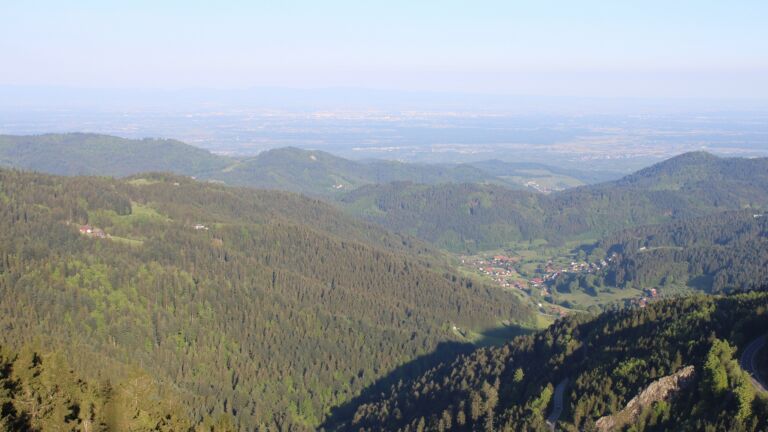 Dieses Bild zeigt eine Webcam-Aufnahme vom Achertal, aufgenommen am Mittwoch, den 07.05.2025 um 07:40 Uhr. Die Temperatur betrug 6.4°C.
