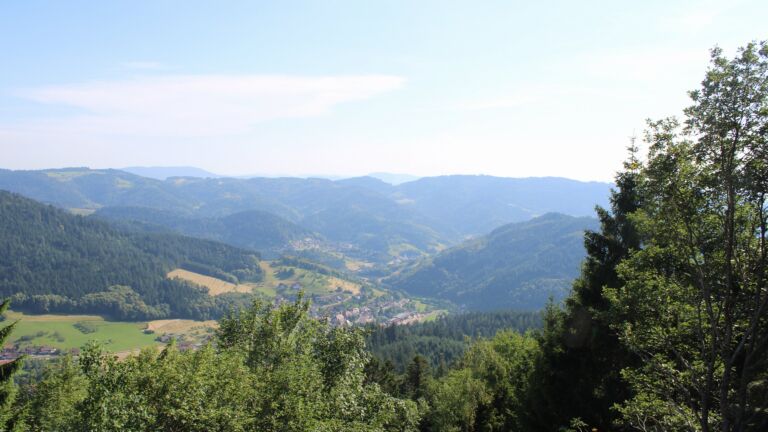 Dieses Bild zeigt eine Webcam-Aufnahme vom Achertal, aufgenommen am Montag, den 22.06.2026 um 17:50 Uhr. Die Temperatur betrug 37.2°C.