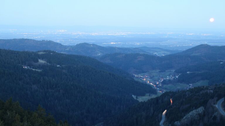 Dieses Bild zeigt eine Webcam-Aufnahme vom Achertal, aufgenommen am Montag, den 02.03.2026 um 06:40 Uhr. Die Temperatur betrug 4.1°C.